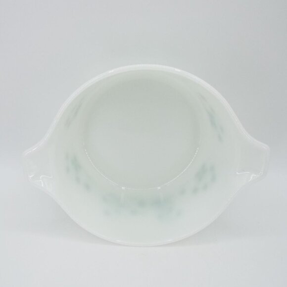 Vintage 1961 Pyrex 474-B Bride's Casserole Dish with Lid 1-1/2 Qt. Made in USA - Picture 6 of 10